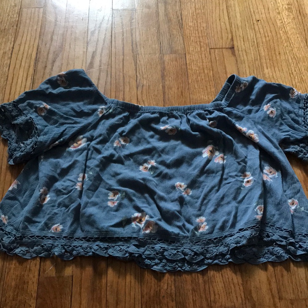 Floral crop top